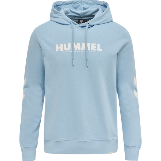 hmlLEGACY LOGO HOODIE, PLACID BLUE, packshot