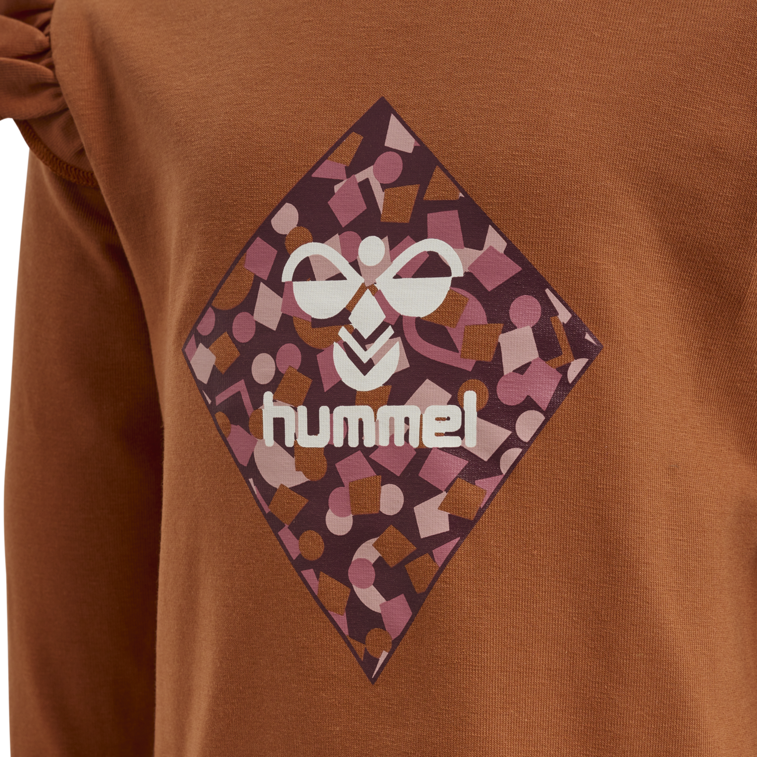 hmlCILJA T-SHIRT L/S, SIERRA, packshot