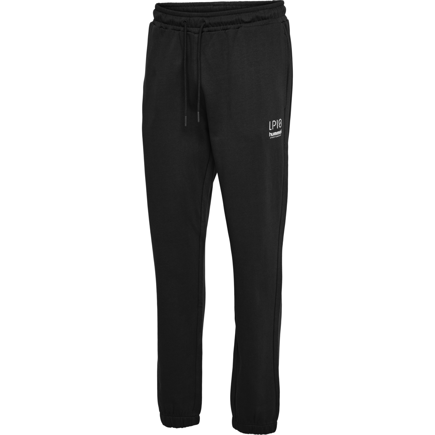 hmlLP10 LOOSE SWEATPANTS, BLACK, packshot