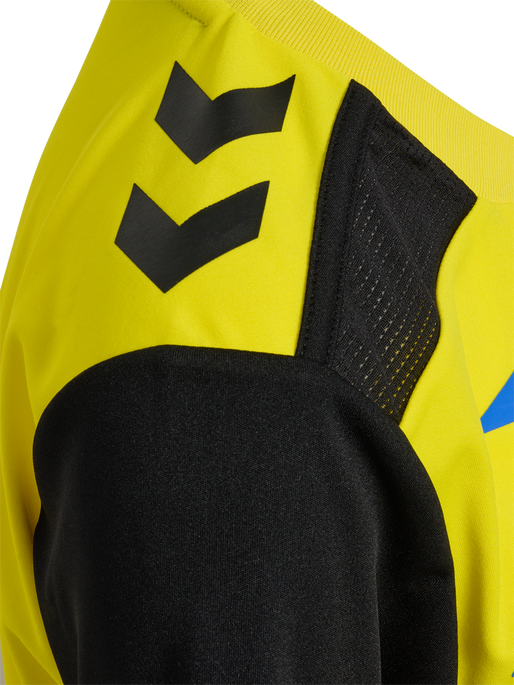 FFHB NEW REFEREE JERSEY S/S WO, BLAZING YELLOW W/O SPONSOR FFHB NEW REFEREE JERSEY S/S WO, BLAZING YELLOW W/O SPONSOR, packshot