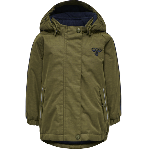 hmlPOLAR JACKET, DARK OLIVE, packshot