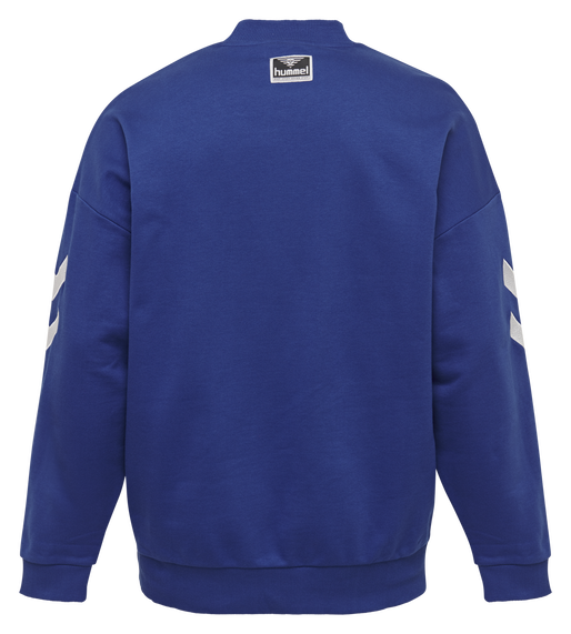 hmlCHRIS LOOSE SWEATSHIRT, MAZARINE BLUE, packshot