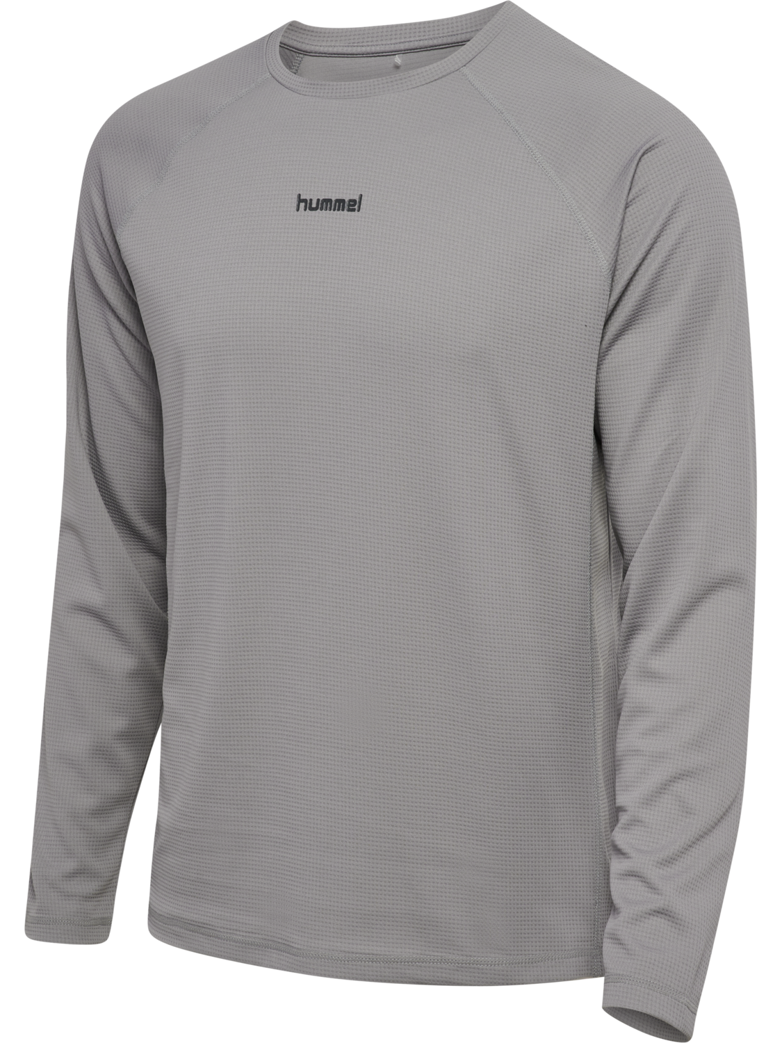 hmlMOMENTUM T-SHIRT L/S, SHARKSKIN, packshot