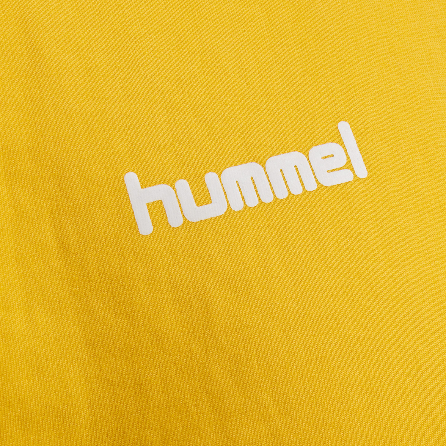 HUMMEL GO COTTON SWEATSHIRT, SPORTS YELLOW, packshot