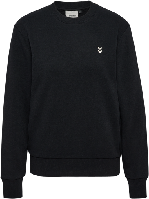 hmlPULSE W SWEAT CREWNECK, BLACK hmlPULSE W SWEAT CREWNECK, BLACK, packshot
