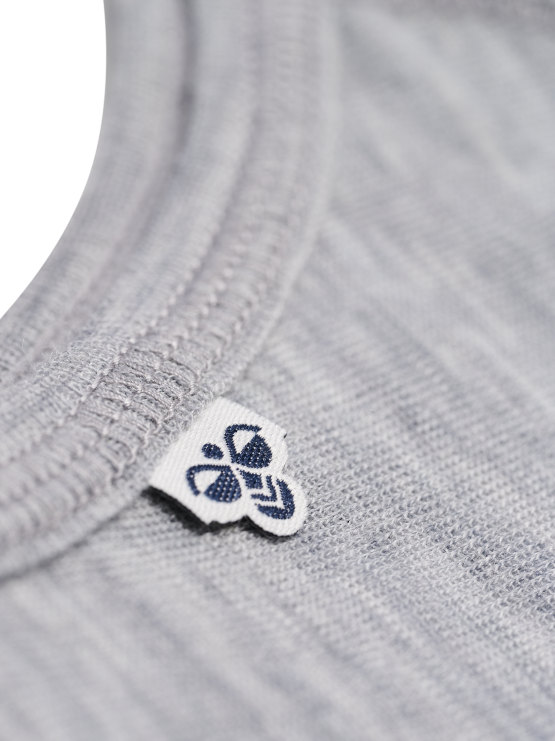 hmlMINI WOOL RIB HAT, GREY MELANGE, packshot