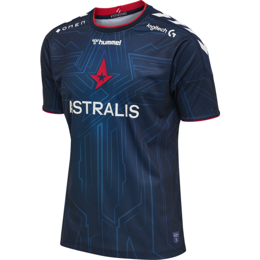 ASTRALIS 21/22 GAME JERSEY KIDS, MARINE/SPONSOR, packshot