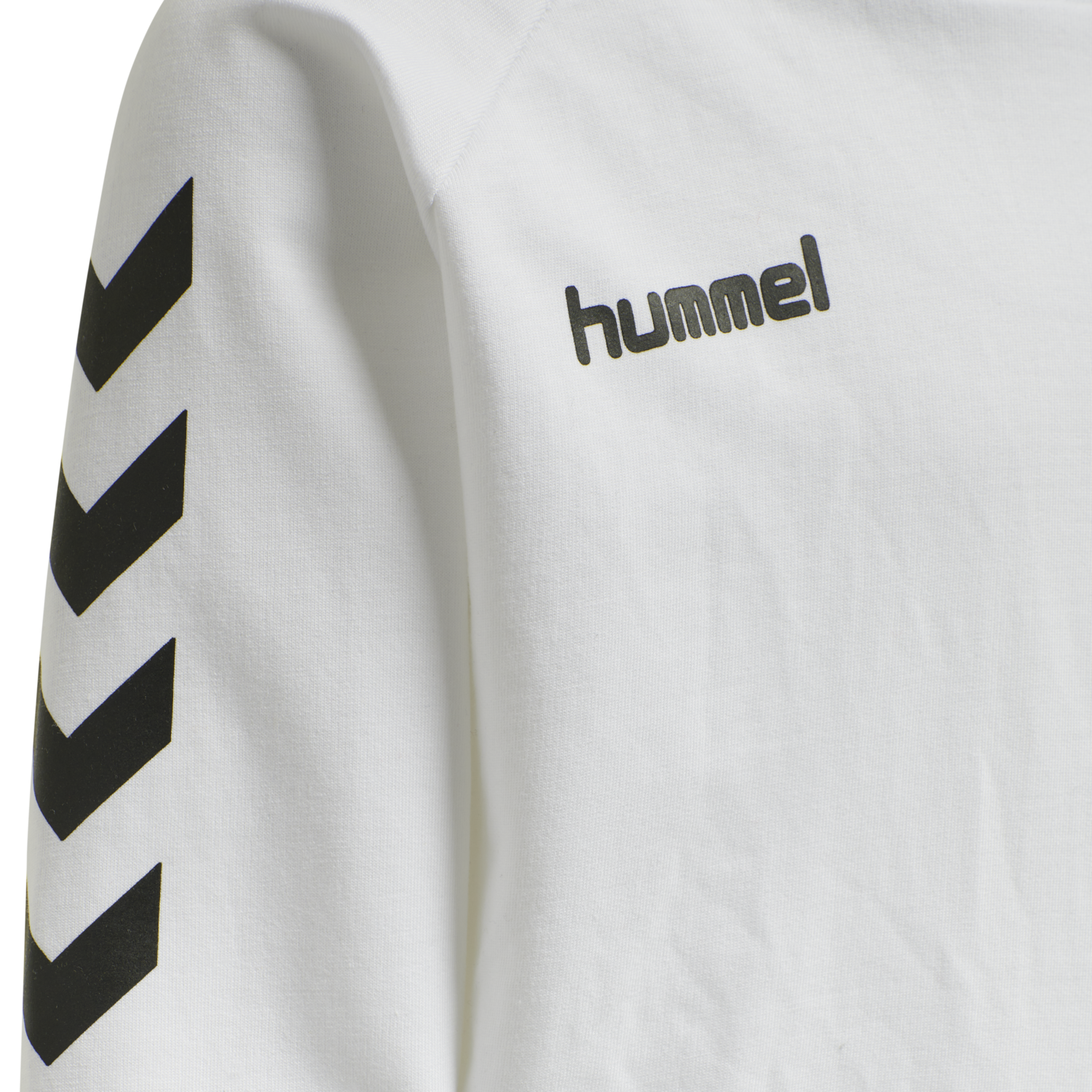 HUMMEL GO KIDS COTTON HOODIE, WHITE, packshot