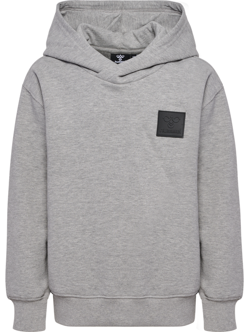 hmlCLEAN HOODIE, GREY MELANGE, packshot