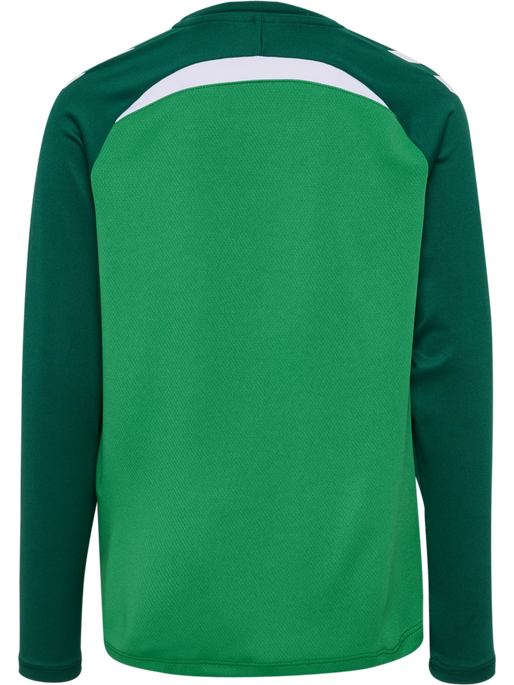 hmlLEAD 2.0 CREW SWEAT KIDS, JELLY BEAN/EVERGREEN hmlLEAD 2.0 CREW SWEAT KIDS, JELLY BEAN/EVERGREEN, packshot