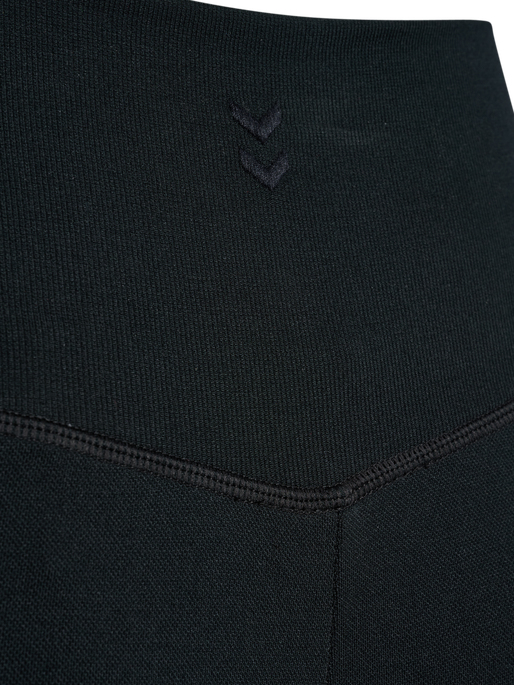 hmlHIIT SEAMLESS FLARE TIGHTS, BLACK, packshot