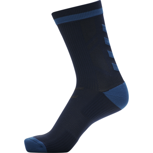 ELITE INDOOR SOCK LOW PA, DARK SAPPHIRE/BLUE CORAL, packshot