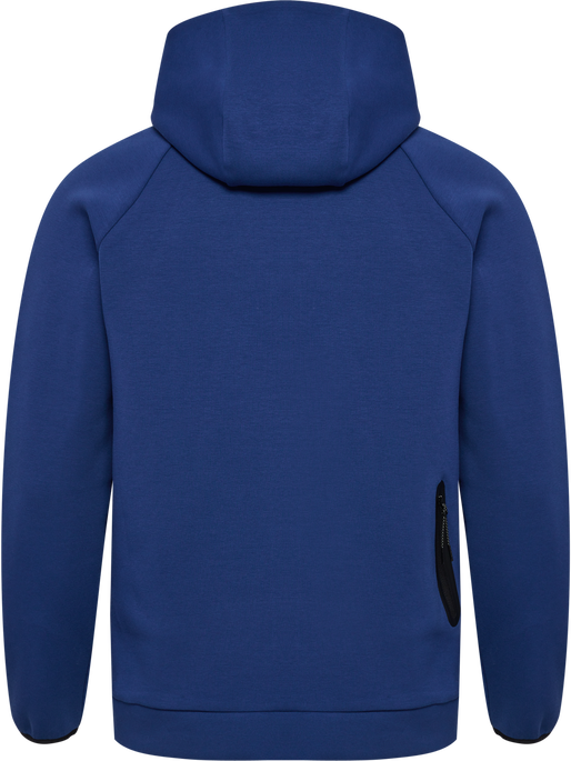 hmlTECH FLEECE REGULAR ZIP HOODIE, ESTATE BLUE, packshot