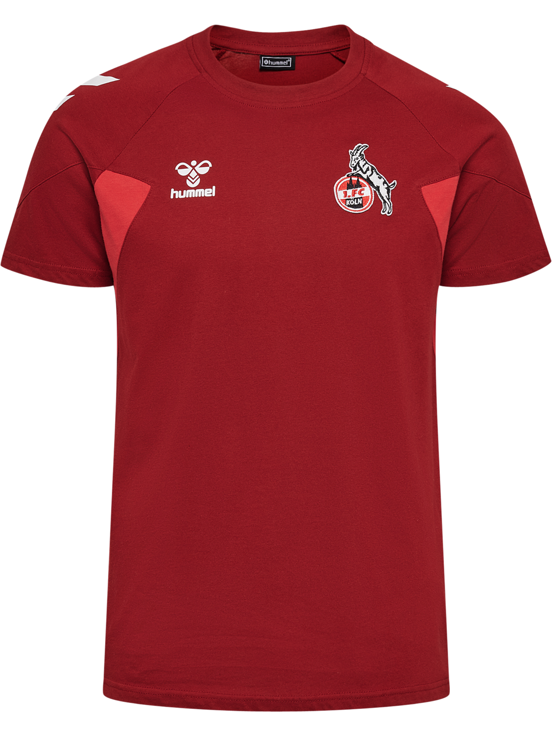 1FCK 23/24 TRAVEL T-SHIRT S/S, RED DAHLIA, packshot