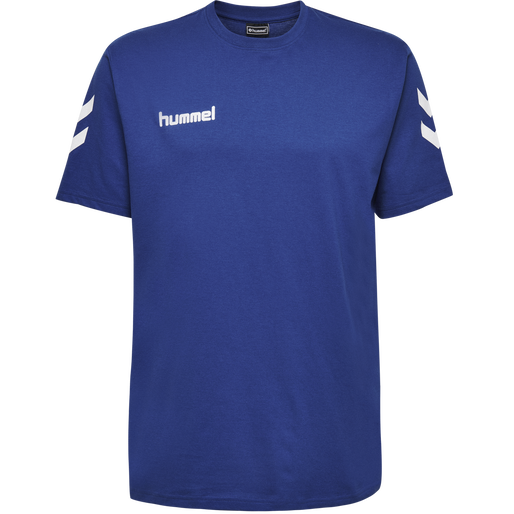 HUMMEL GO COTTON T-SHIRT S/S, TRUE BLUE, packshot