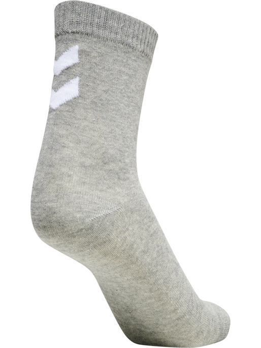 hmlMAKE MY DAY SOCK 5-PACK, GREY MELANGE/GREY MELANGE, packshot
