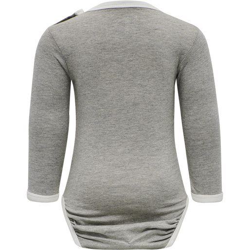 hmlFLIPPER BODY L/S 2-PACK, GREY MELANGE/WOODROSE hmlFLIPPER BODY L/S 2-PACK, GREY MELANGE/WOODROSE, packshot