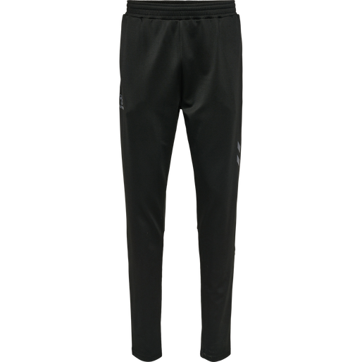 hmlQ4 POLY TRAINING PANT, BLACK, packshot