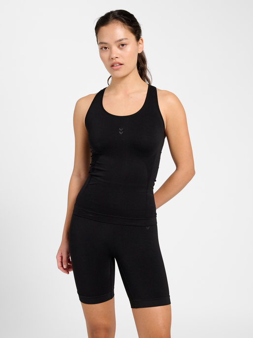 hmlFLOW TANKTOP, BLACK, model