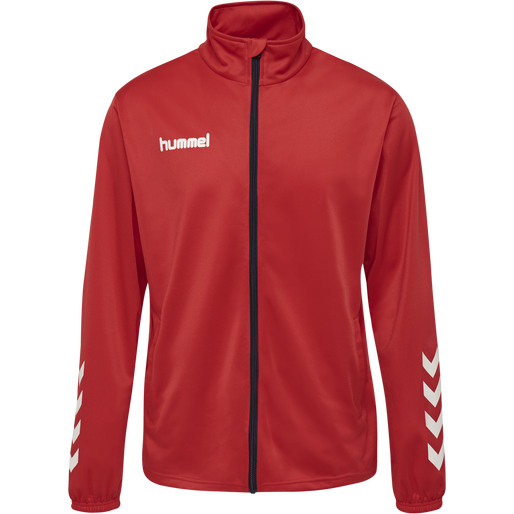 hmlPROMO POLY SUIT, TRUE RED/MARINE, packshot