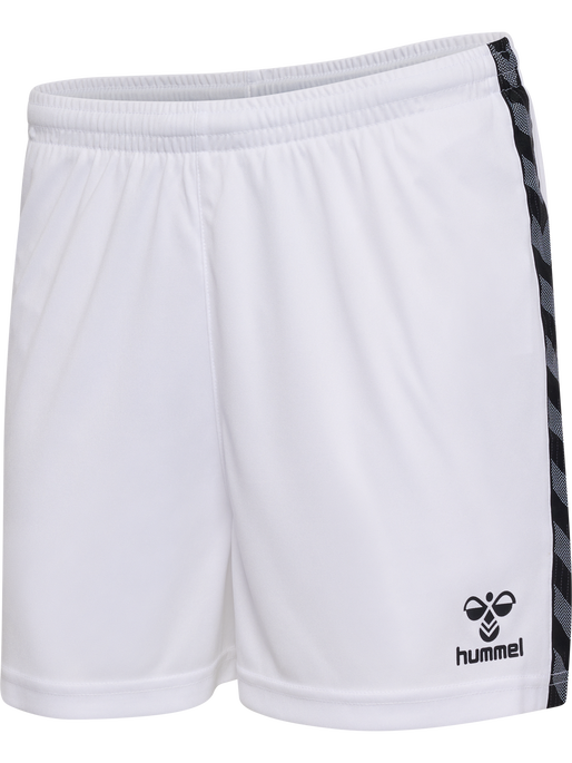 hmlAUTHENTIC PL SHORTS WOMAN, WHITE, packshot