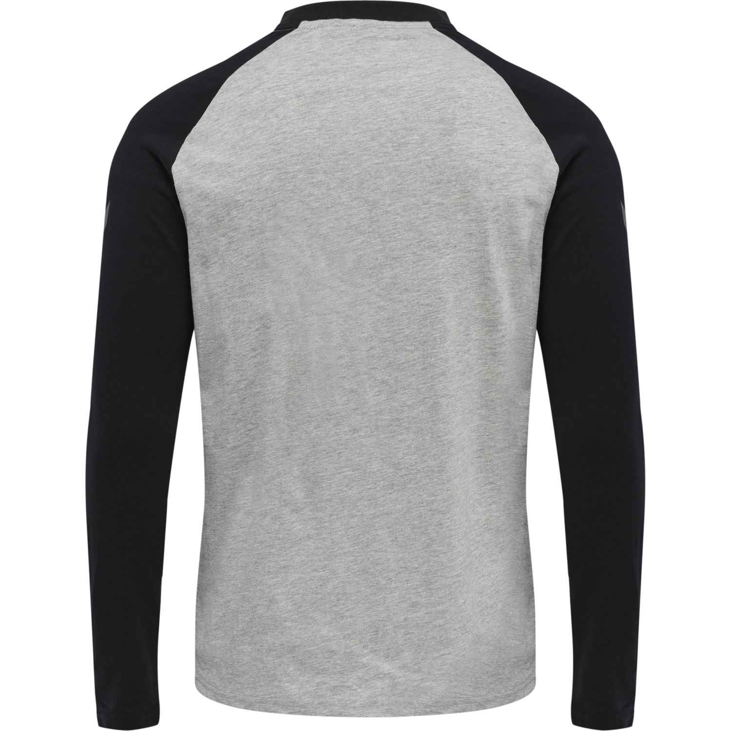 hmlLEGACY BLOCKED T-SHIRT L/S, GREY MELANGE, packshot