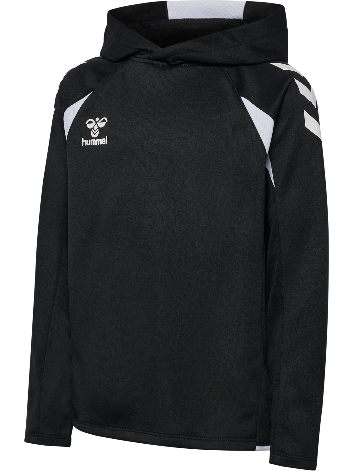 hmlCORE 2.0 HOODIE KIDS, BLACK/WHITE, packshot
