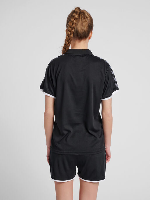 hmlAUTHENTIC WOMAN FUNCTIONAL POLO, BLACK, model
