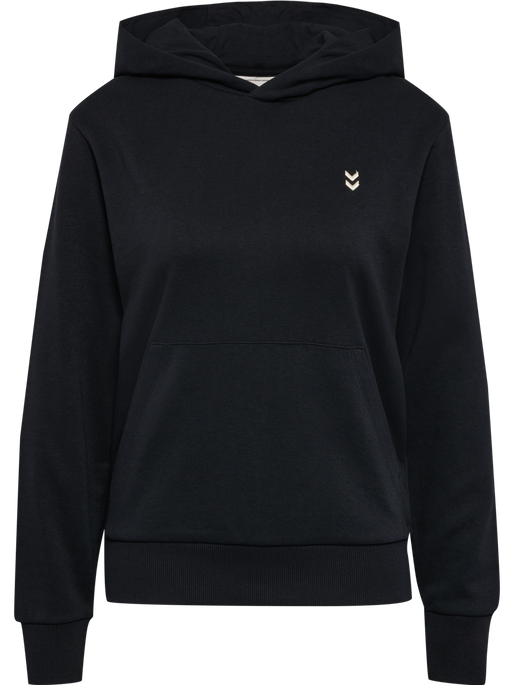 hmlPULSE W SWEAT HOODIE, BLACK hmlPULSE W SWEAT HOODIE, BLACK, packshot