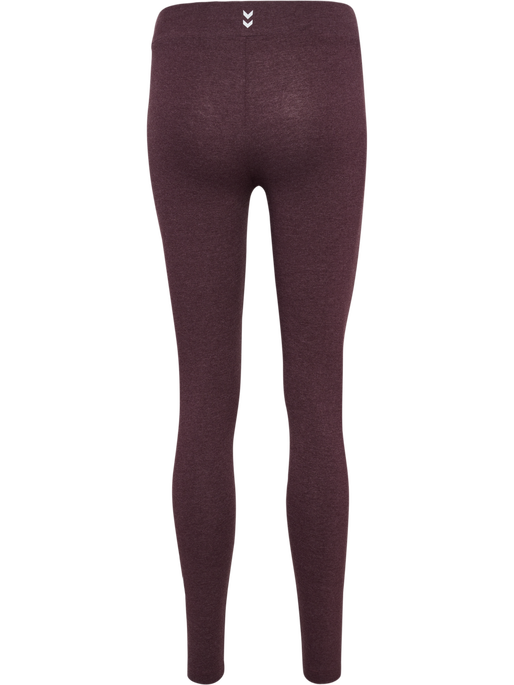 hmlPULSE LOGO MW TIGHTS, FUDGE MELANGE hmlPULSE LOGO MW TIGHTS, FUDGE MELANGE, packshot