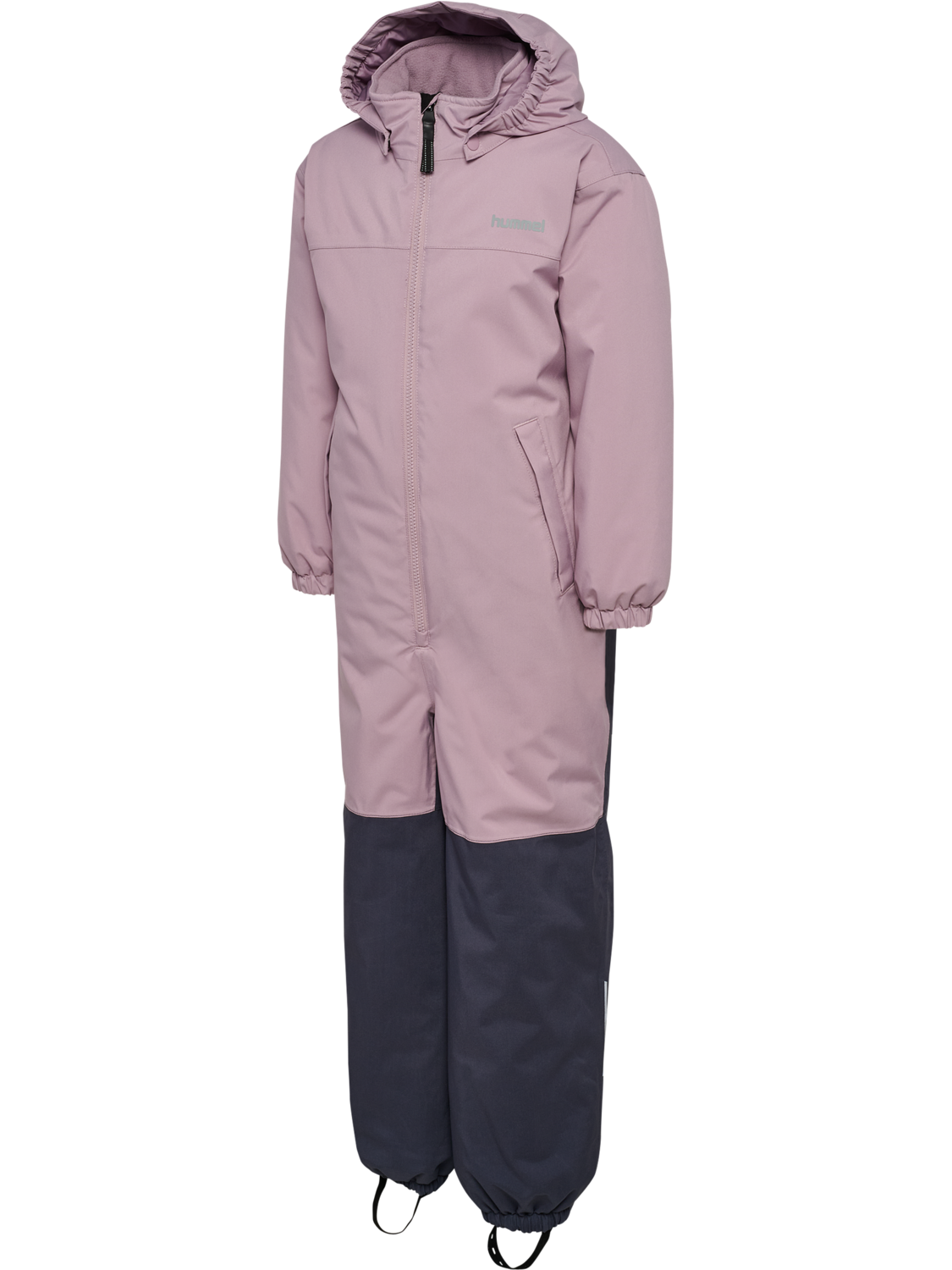 hmlJR BLOCK SNOWSUIT WP, SEA FOG, packshot