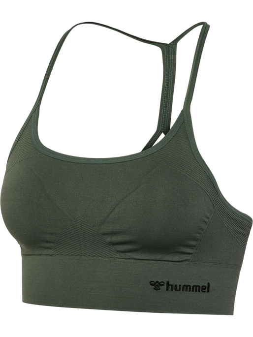 hmlTIFFY SEAMLESS SPORTS TOP, CLIMBING IVY, packshot
