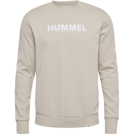 hmlLEGACY SWEATSHIRT, PUMICE STONE, packshot