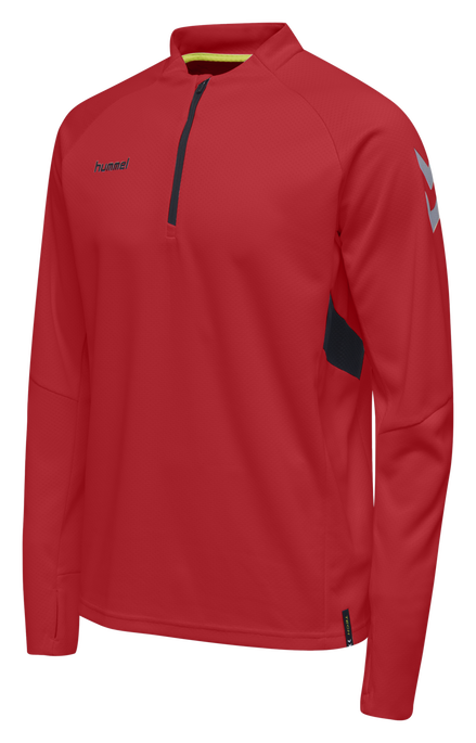 TECH MOVE HALF ZIP SWEATSHIRT, TRUE RED, packshot