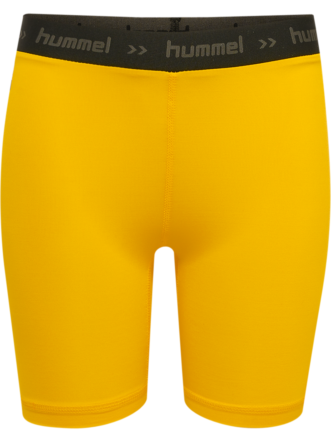 HUMMEL FIRST PERFORMANCE KIDS TIGHT SHORTS, SPORTS YELLOW, packshot