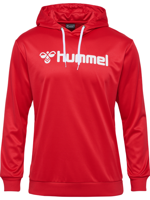 hmlLOGO HOODIE, TRUE RED, packshot