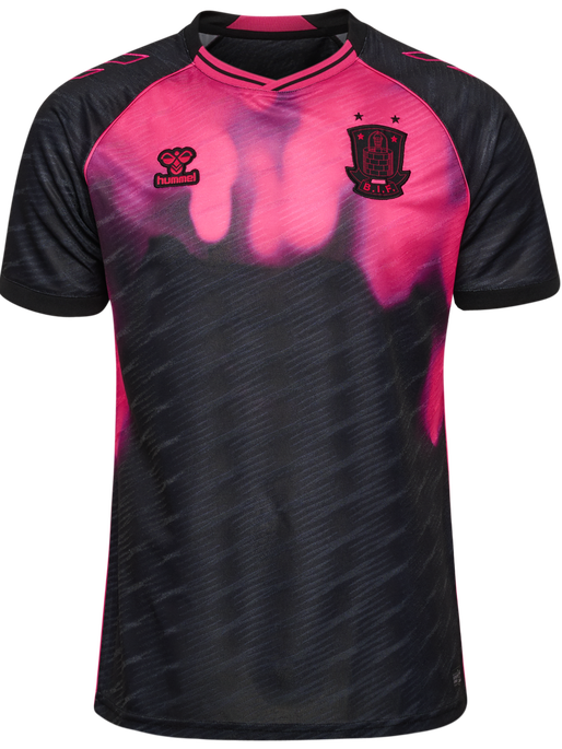 BIF 25/26 WOMEN AWAY JERSEY S/S, JET BLACK/BEETROOT, packshot