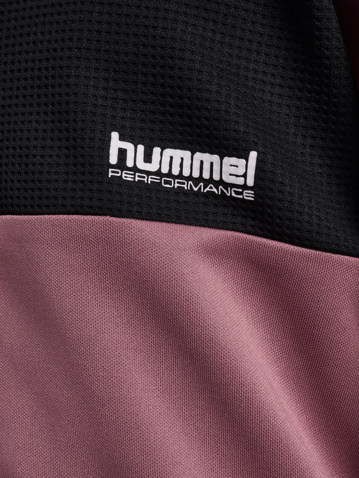 hmlJR COLORBLOCK TRACKSUIT, WISTFUL MAUVE hmlJR COLORBLOCK TRACKSUIT, WISTFUL MAUVE, packshot