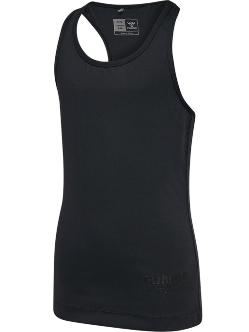 hmlPURE TANK TOP, BLACK, packshot