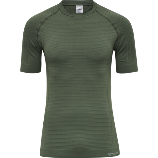 hmlSTROKE SEAMLESS T-SHIRT, THYME hmlSTROKE SEAMLESS T-SHIRT, THYME, packshot