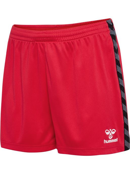 hmlAUTHENTIC PL SHORTS WOMAN, TRUE RED, packshot