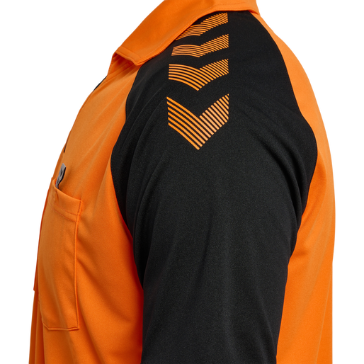 FFHB REFEREE JERSEY S/S, ORANGE TIGER, packshot