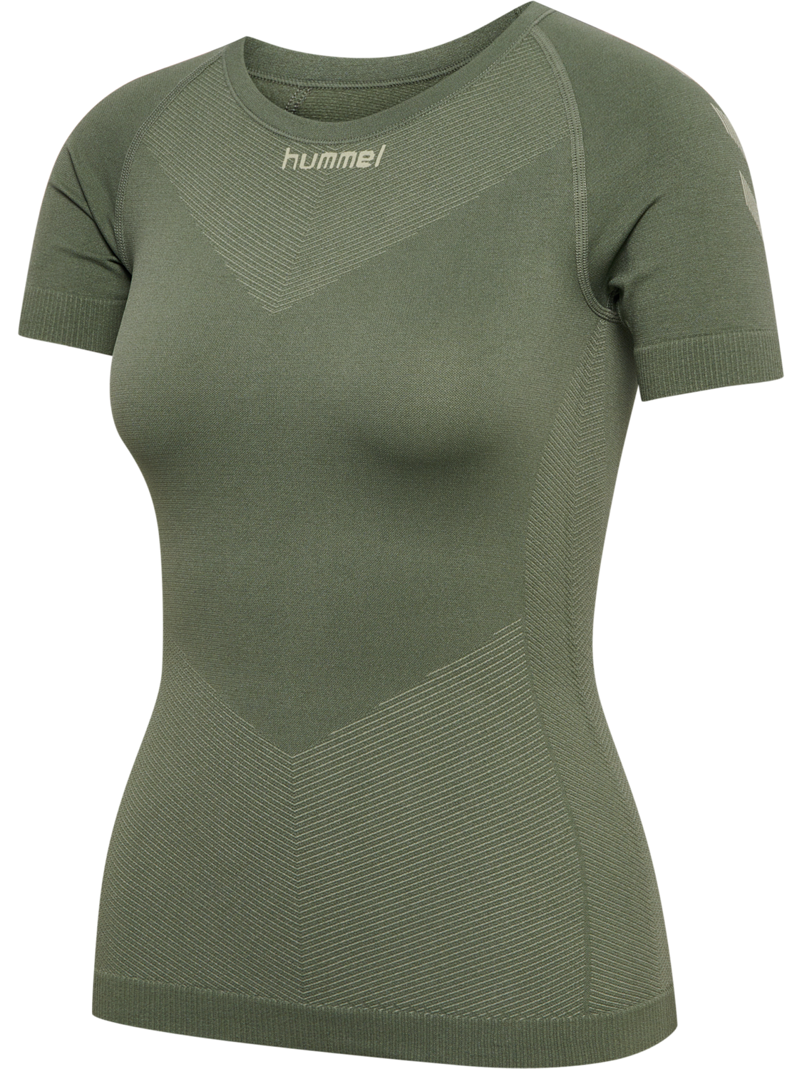 HUMMEL FIRST SEAMLESS JERSEY S/S W, SEA SPRAY, packshot