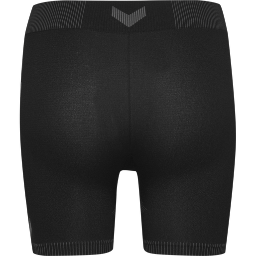 HUMMEL FIRST SEAMLESS SHORT TIGHTS WOMEN, BLACK, packshot