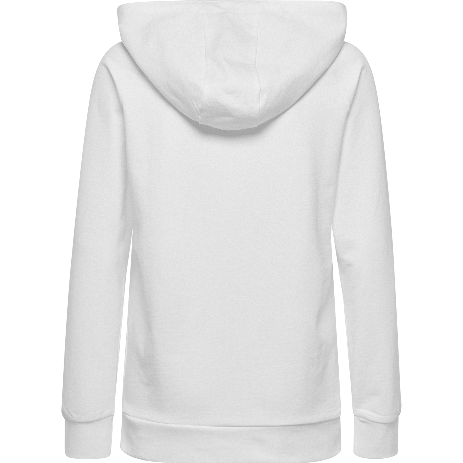 HMLGO COTTON LOGO HOODIE WOMAN, WHITE, packshot