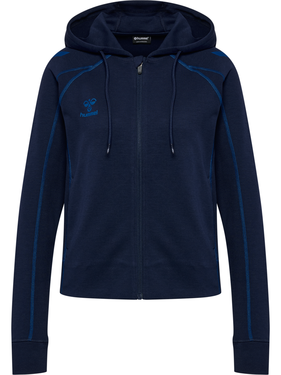 hmlMOVE 2.0 ZIP HOODIE WOMAN, MARINE, packshot