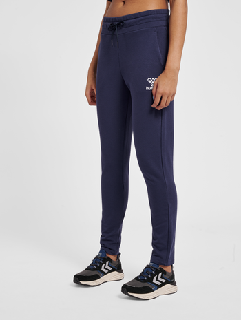 hmlNONI 2.0 TAPERED PANTS, PEACOAT, model