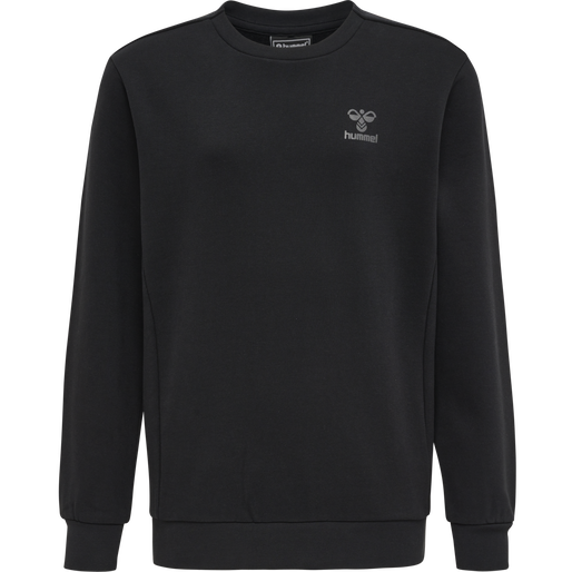 hmlOFFGRID SWEATSHIRT KIDS, JET BLACK, packshot