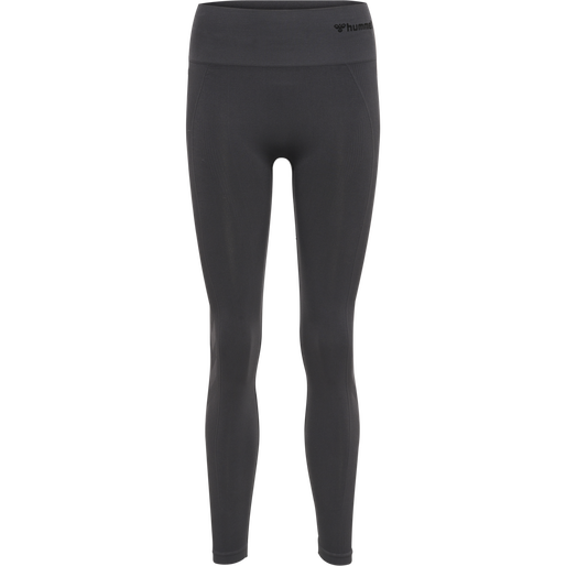 hmlTIF SEAMLESS HIGH WAIST TIGHTS, ASPHALT, packshot