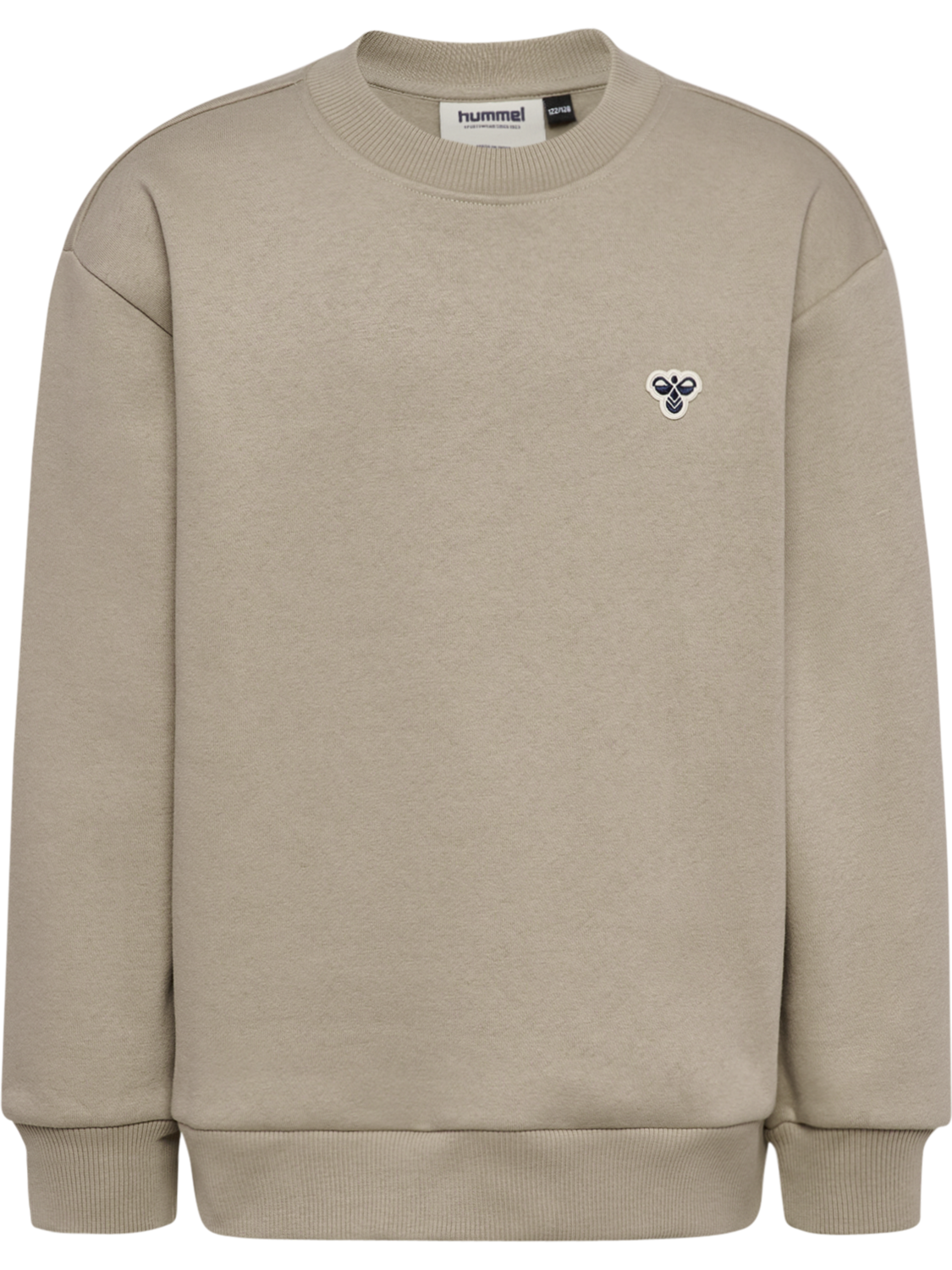 hmlJR LOOSE CREWNECK BEE, VINTAGE KHAKI, packshot